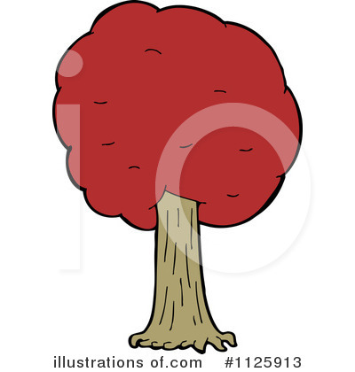 Royalty-Free (RF) Tree Clipart Illustration by lineartestpilot - Stock Sample #1125913