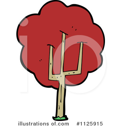 Royalty-Free (RF) Tree Clipart Illustration by lineartestpilot - Stock Sample #1125915