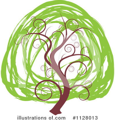 Royalty-Free (RF) Tree Clipart Illustration by michaeltravers - Stock Sample #1128013