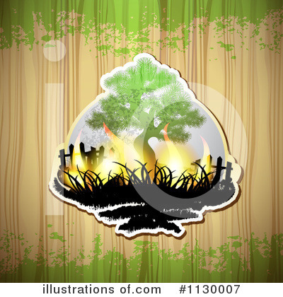 Royalty-Free (RF) Tree Clipart Illustration by merlinul - Stock Sample #1130007