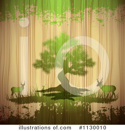 Royalty-Free (RF) Tree Clipart Illustration by merlinul - Stock Sample #1130010