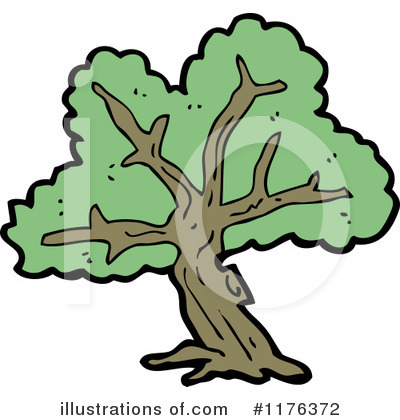 Royalty-Free (RF) Tree Clipart Illustration by lineartestpilot - Stock Sample #1176372