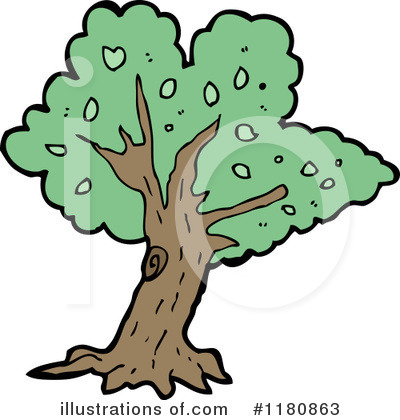 Royalty-Free (RF) Tree Clipart Illustration by lineartestpilot - Stock Sample #1180863