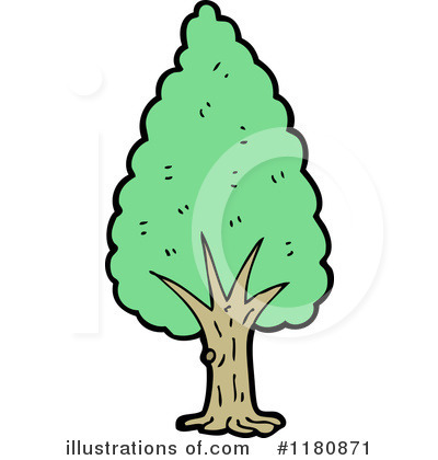 Royalty-Free (RF) Tree Clipart Illustration by lineartestpilot - Stock Sample #1180871