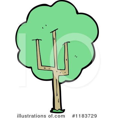 Royalty-Free (RF) Tree Clipart Illustration by lineartestpilot - Stock Sample #1183729