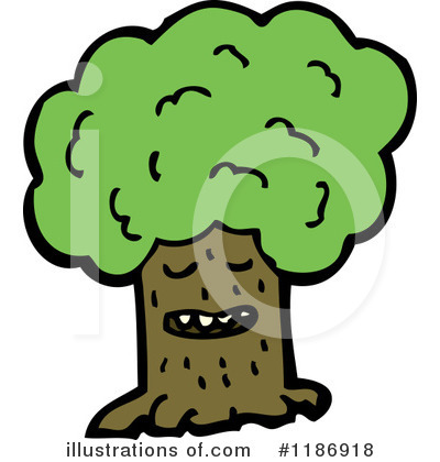 Royalty-Free (RF) Tree Clipart Illustration by lineartestpilot - Stock Sample #1186918