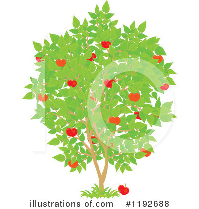 Royalty-Free (RF) Tree Clipart Illustration by Alex Bannykh - Stock Sample #1192688