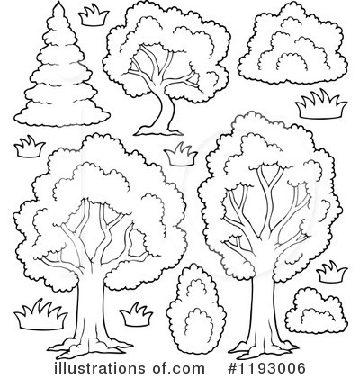 Royalty-Free (RF) Tree Clipart Illustration by visekart - Stock Sample #1193006
