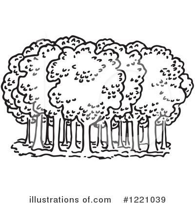 Royalty-Free (RF) Tree Clipart Illustration by Picsburg - Stock Sample #1221039