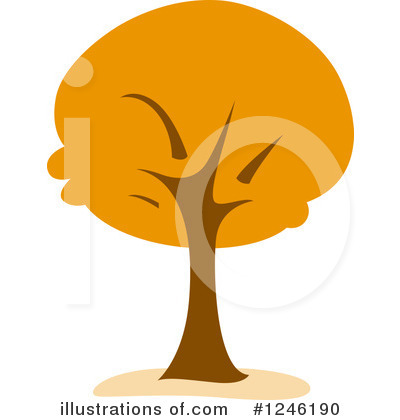Orange Tree Clipart #1246190 by BNP Design Studio
