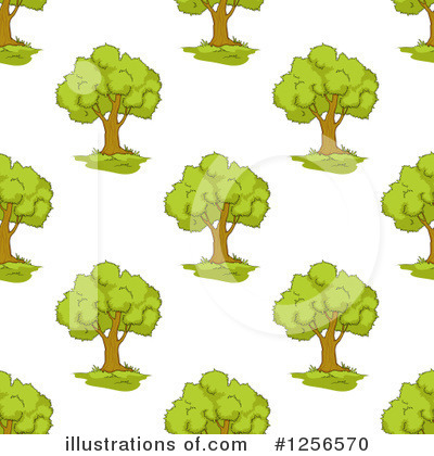 Royalty-Free (RF) Tree Clipart Illustration by Vector Tradition SM - Stock Sample #1256570