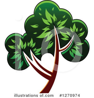 Royalty-Free (RF) Tree Clipart Illustration by Vector Tradition SM - Stock Sample #1270974