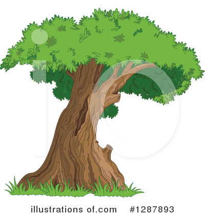 Royalty-Free (RF) Tree Clipart Illustration by Pushkin - Stock Sample #1287893