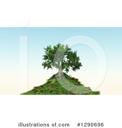 Royalty-Free (RF) Tree Clipart Illustration by KJ Pargeter - Stock Sample #1290696