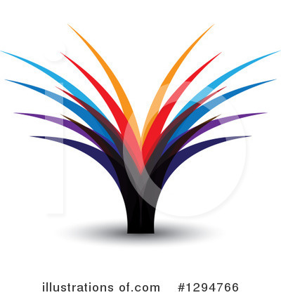 Royalty-Free (RF) Tree Clipart Illustration by ColorMagic - Stock Sample #1294766