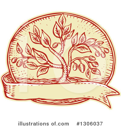 Royalty-Free (RF) Tree Clipart Illustration by patrimonio - Stock Sample #1306037