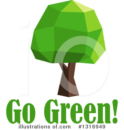 Go Green Clipart #1316949 by Vector Tradition SM