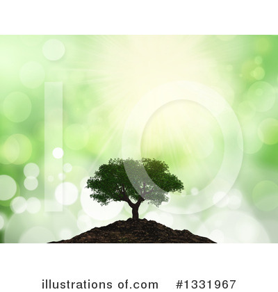 Royalty-Free (RF) Tree Clipart Illustration by KJ Pargeter - Stock Sample #1331967