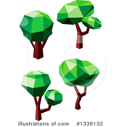 Royalty-Free (RF) Tree Clipart Illustration by Vector Tradition SM - Stock Sample #1336132