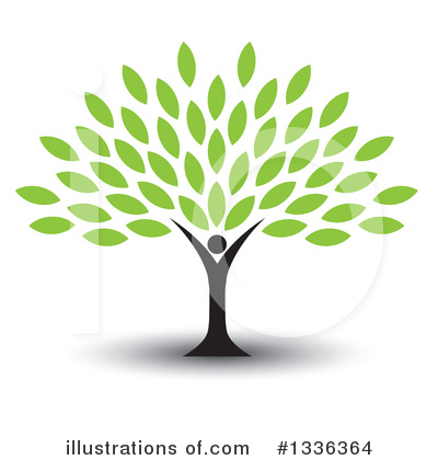 Royalty-Free (RF) Tree Clipart Illustration by ColorMagic - Stock Sample #1336364