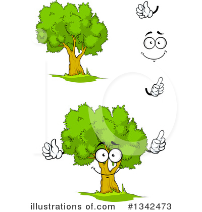 Royalty-Free (RF) Tree Clipart Illustration by Vector Tradition SM - Stock Sample #1342473