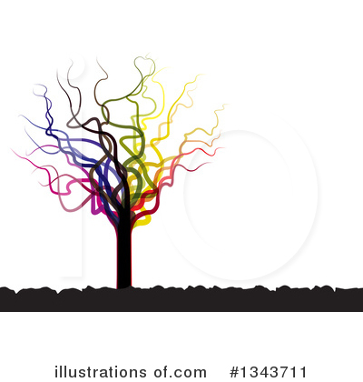 Royalty-Free (RF) Tree Clipart Illustration by ColorMagic - Stock Sample #1343711
