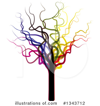 Royalty-Free (RF) Tree Clipart Illustration by ColorMagic - Stock Sample #1343712