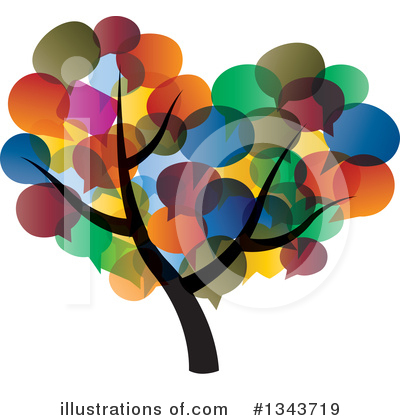 Royalty-Free (RF) Tree Clipart Illustration by ColorMagic - Stock Sample #1343719