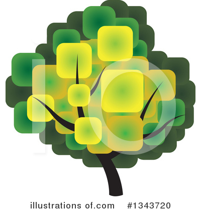 Royalty-Free (RF) Tree Clipart Illustration by ColorMagic - Stock Sample #1343720