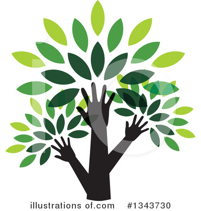 Royalty-Free (RF) Tree Clipart Illustration by ColorMagic - Stock Sample #1343730