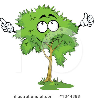 Royalty-Free (RF) Tree Clipart Illustration by Vector Tradition SM - Stock Sample #1344888