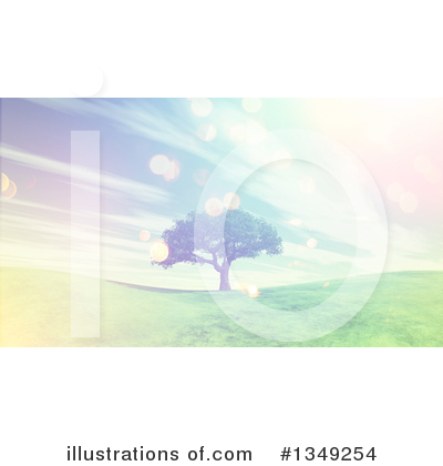 Royalty-Free (RF) Tree Clipart Illustration by KJ Pargeter - Stock Sample #1349254