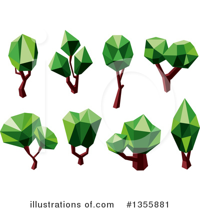 Royalty-Free (RF) Tree Clipart Illustration by Vector Tradition SM - Stock Sample #1355881