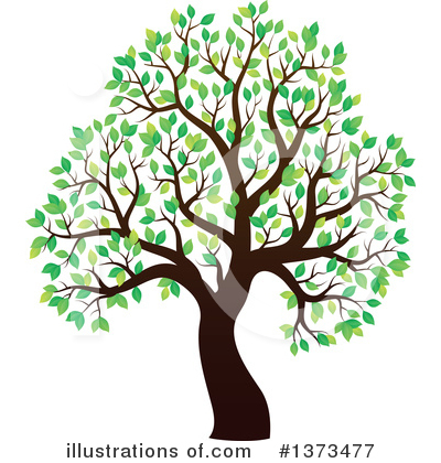 Royalty-Free (RF) Tree Clipart Illustration by visekart - Stock Sample #1373477