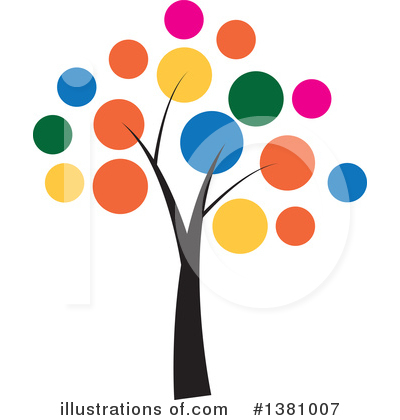 Royalty-Free (RF) Tree Clipart Illustration by ColorMagic - Stock Sample #1381007