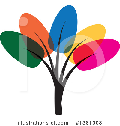 Royalty-Free (RF) Tree Clipart Illustration by ColorMagic - Stock Sample #1381008