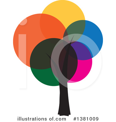 Royalty-Free (RF) Tree Clipart Illustration by ColorMagic - Stock Sample #1381009