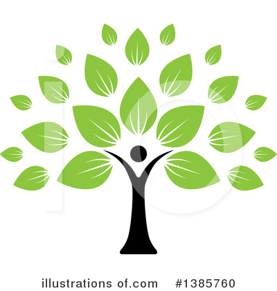 Royalty-Free (RF) Tree Clipart Illustration by ColorMagic - Stock Sample #1385760