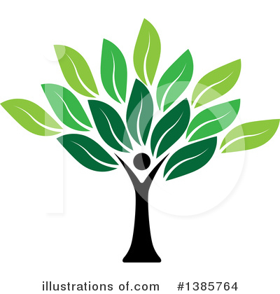 Royalty-Free (RF) Tree Clipart Illustration by ColorMagic - Stock Sample #1385764