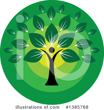 Royalty-Free (RF) Tree Clipart Illustration by ColorMagic - Stock Sample #1385768