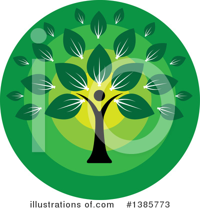 Royalty-Free (RF) Tree Clipart Illustration by ColorMagic - Stock Sample #1385773