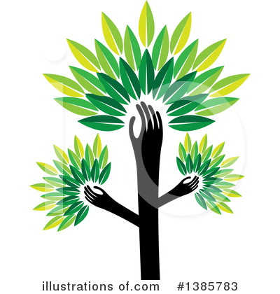 Royalty-Free (RF) Tree Clipart Illustration by ColorMagic - Stock Sample #1385783