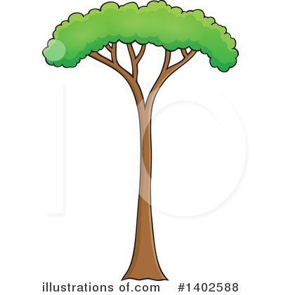 Royalty-Free (RF) Tree Clipart Illustration by visekart - Stock Sample #1402588