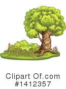 Tree Clipart #1412357 by merlinul