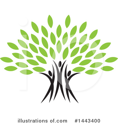 Trees Clipart #1443400 by ColorMagic