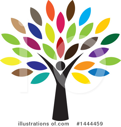 Royalty-Free (RF) Tree Clipart Illustration by ColorMagic - Stock Sample #1444459