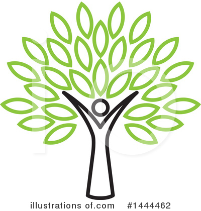 Royalty-Free (RF) Tree Clipart Illustration by ColorMagic - Stock Sample #1444462