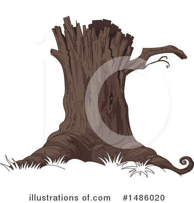 Royalty-Free (RF) Tree Clipart Illustration by Pushkin - Stock Sample #1486020