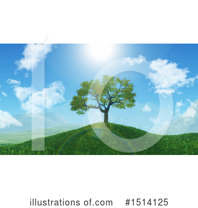 Royalty-Free (RF) Tree Clipart Illustration by KJ Pargeter - Stock Sample #1514125
