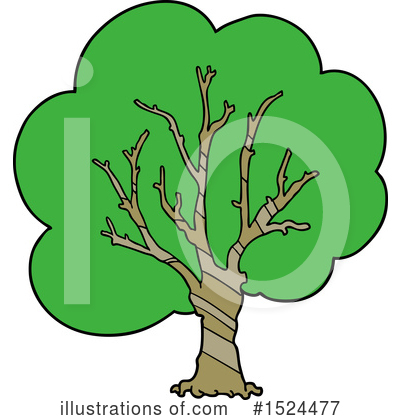 Royalty-Free (RF) Tree Clipart Illustration by lineartestpilot - Stock Sample #1524477